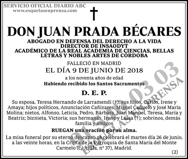 Juan Prada Bécares